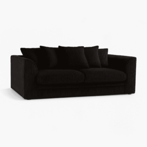 Manny Jumbo Cord Sofa – 2 or 3 Seater – Memory Foam Cushions – Scatter Back – Multiple Colours