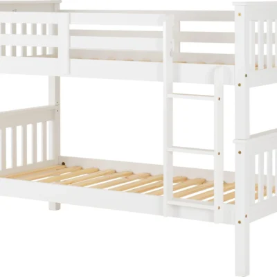 Lily Wooden Bunk Bed with Pull-Out Trundle – Solid Pine Space-Saving Frame – Kids Bedroom Furniture - Image 13